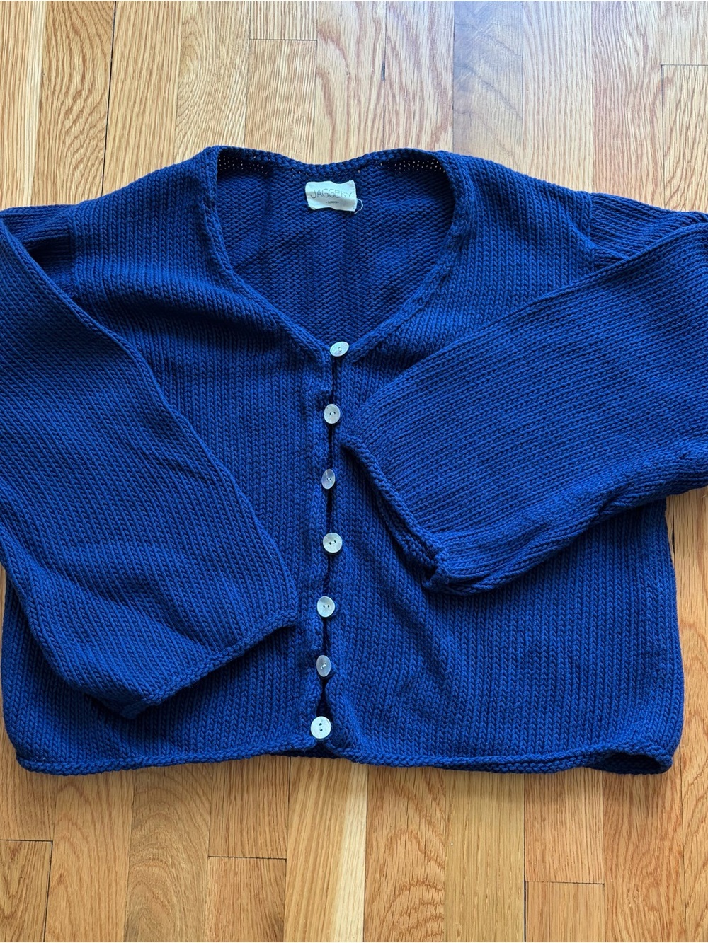 Jaggery London Paola Cardigan Navy